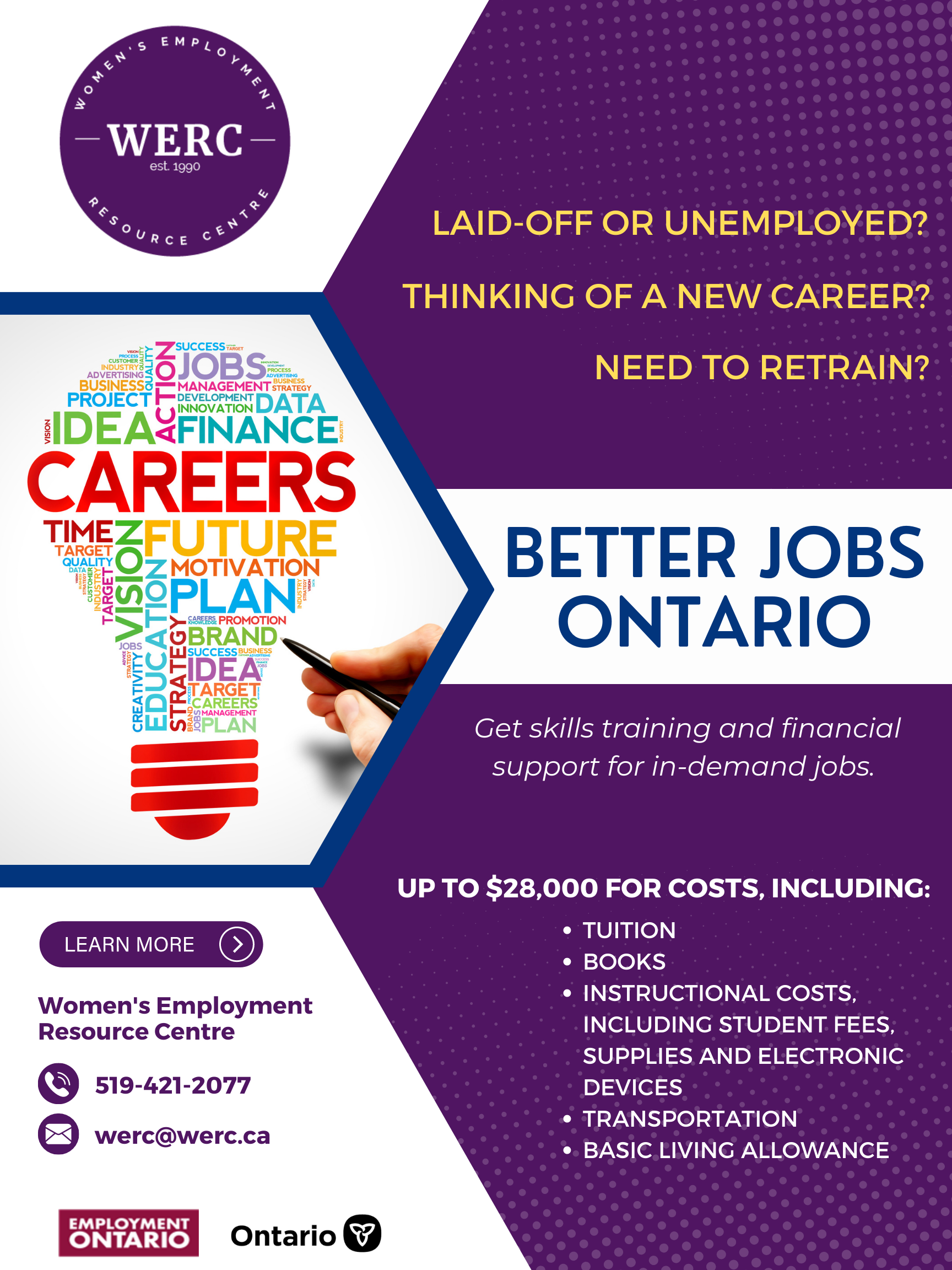 Better Jobs Ontario WERC